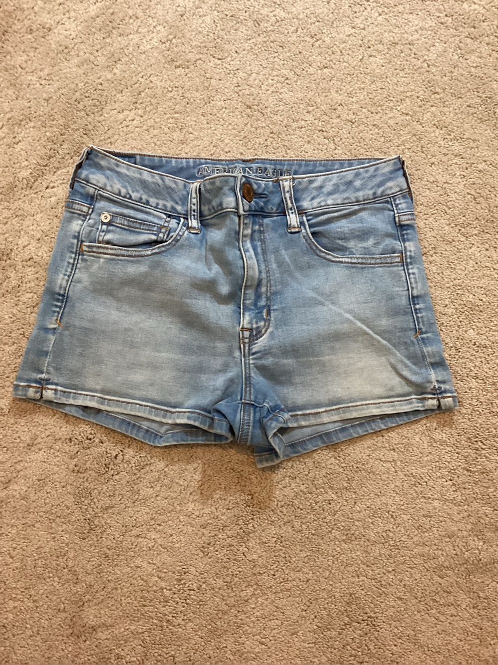 American Eagle Outfitters Light Wash Denim Jean Shorts